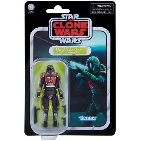 Star Wars Clone Wars 2022 Vintage Collection Wave 12 Mandalorian Super Commando Action Figure
