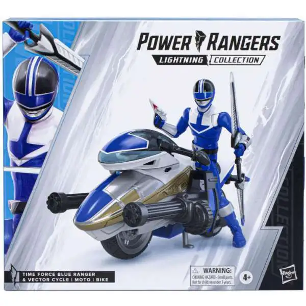Power Rangers Mighty Morphin Lightning Collection Blue Ranger & Vector Cycle Action Figure