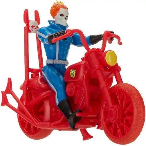 Marvel Legends Retro Collection Ghost Rider Action Figure & Vehicle