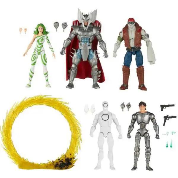 X-Men Marvel Legends Stryfe, Random, Pretty Boy, Vertigo, Zero Deluxe Action Figure 5-Pack