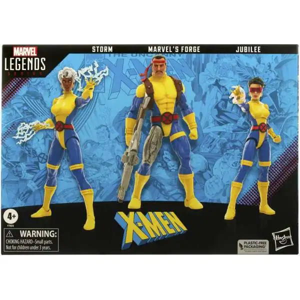 X-Men Marvel Legends Forge, Storm & Jubilee Action Figure 3-Pack