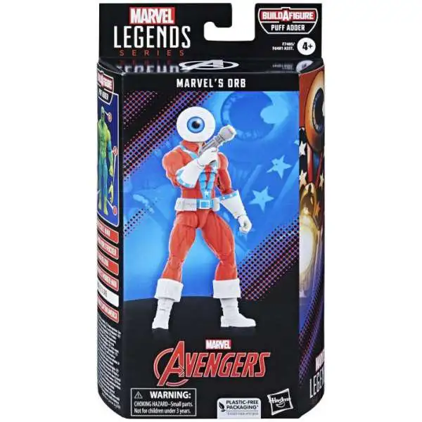 Avengers Marvel Legends Puff Adder Series Orb Action Figure