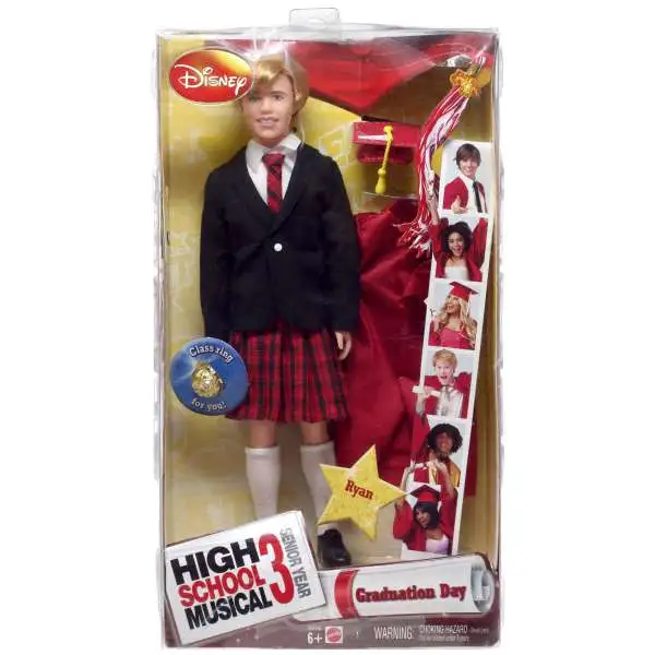 Disney High School Musical 3 Graduation Day Ryan Action Figure [Damaged Package]
