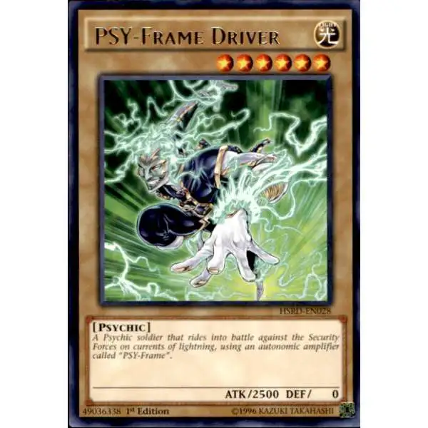 YuGiOh High-Speed Riders Rare PSY-Frame Driver HSRD-EN028