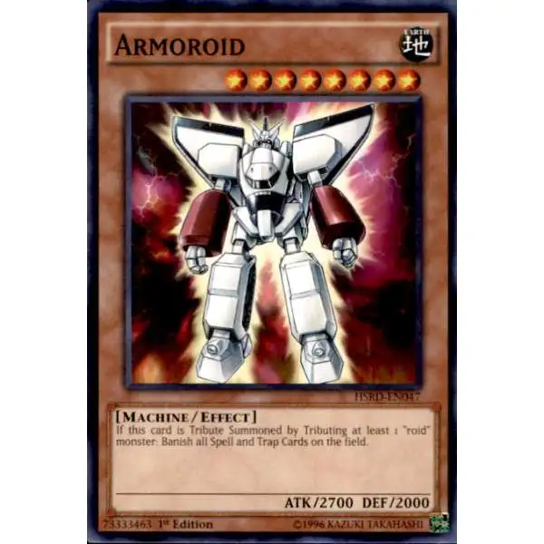 YuGiOh High-Speed Riders Common Armoroid HSRD-EN047