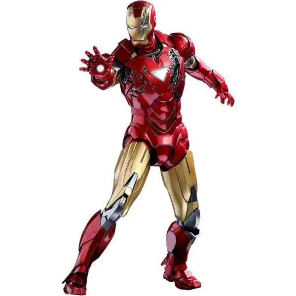 Marvel The Avengers Movie Masterpiece Diecast Iron Man Mark VI Collectible Figure