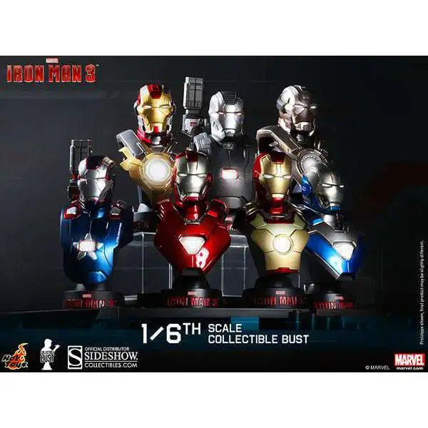 Iron Man 3 1/6th Scale Collectible Bust Set