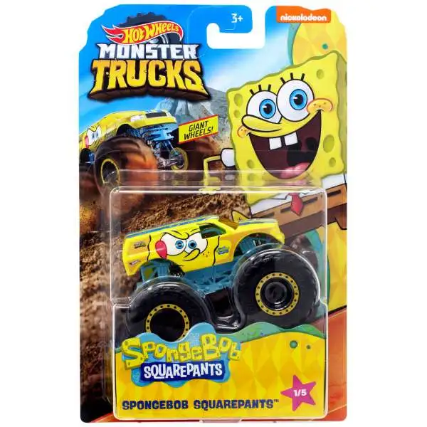 Hot Wheels Monster Trucks Spongebob Squarepants Diecast Car #1/5
