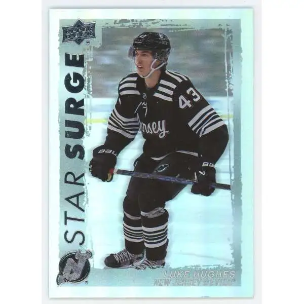 NHL New Jersey Devils 2023-24 Series 1 Star Surge Luke Hughes SS-2 [Rookie]
