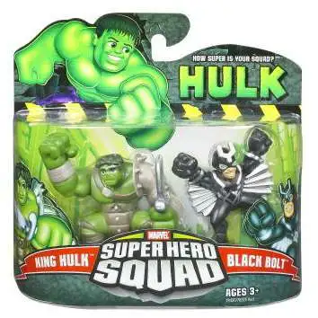 Super Hero Squad King Hulk & Black Bolt Mini Figure 2-Pack