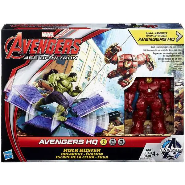 Marvel Avengers Age of Ultron Hulk Buster Breakout Action Figure Set