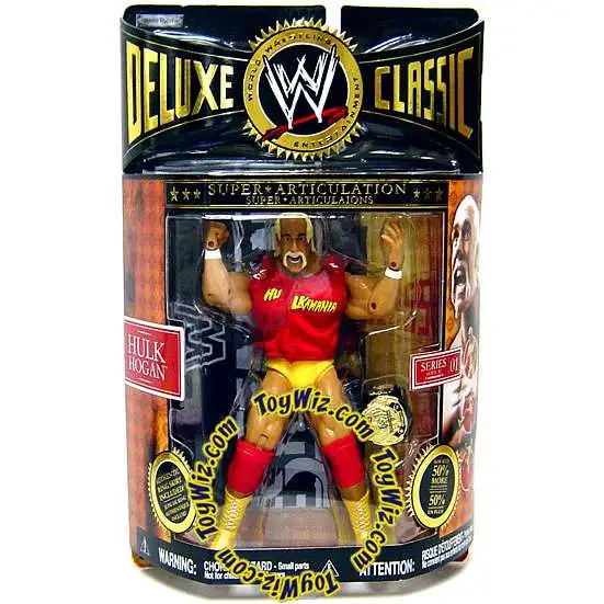 WWE Wrestling Deluxe Classic Superstars Series 1 Hulk Hogan Action Figure