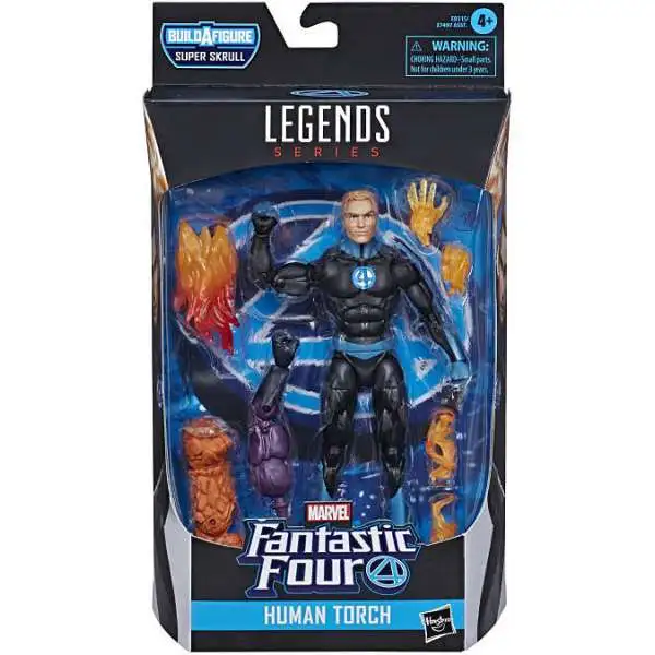 HUMAN TORCH Hasbro FANTASTIC FOUR Exclusive Marvel Legends 2017 6" Inch FIGURE 