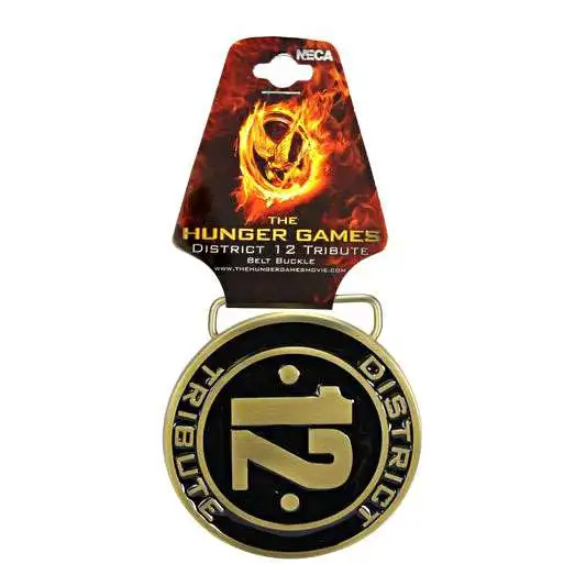 NECA The Hunger Games District 12 Tribute Belt Buckle