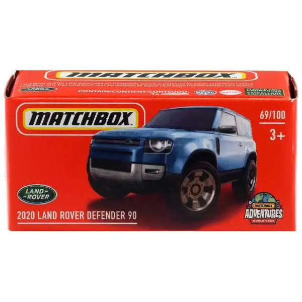 Matchbox Power Grabs 2020 Land Rover Defender 90 Diecast Car #69/100