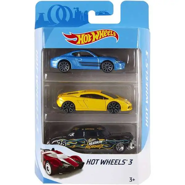 Hot Wheels 3 Diecast Car 3-Pack [3 RANDOM Cars!]