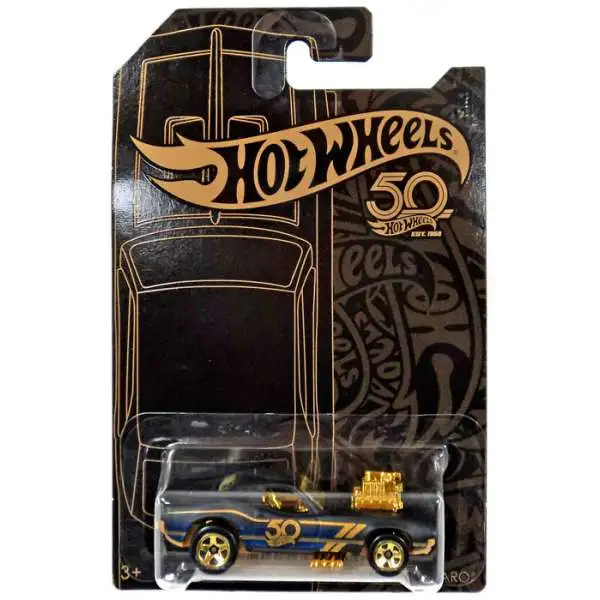 Hot Wheels 50th Anniversary Black & Gold Rodger Dodger Diecast Car [Chase, Black]