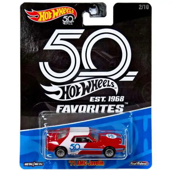 Hot Wheels 50th Anniversary Favorites '71 AMC Javelin Diecast Car #2/10