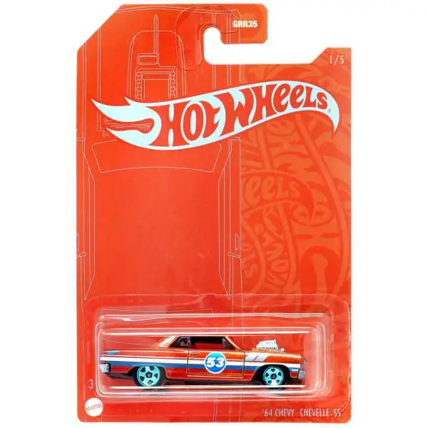 Hot Wheels 53th Anniversary '64 Chevy Chevelle SS Diecast Car #1/5