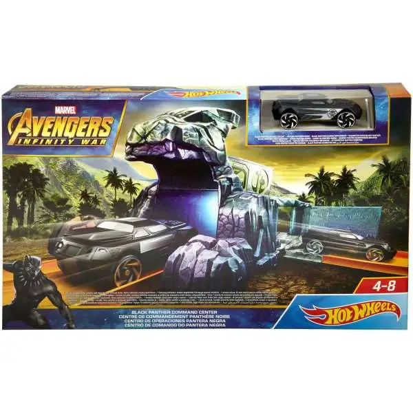 Marvel Avengers Infinity War Hot Wheels Black Panther Command Center