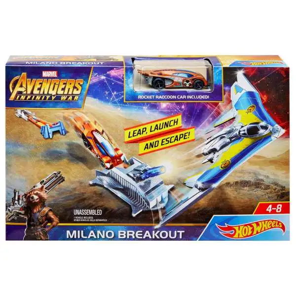 Marvel Avengers Infinity War Hot Wheels Milano Breakout