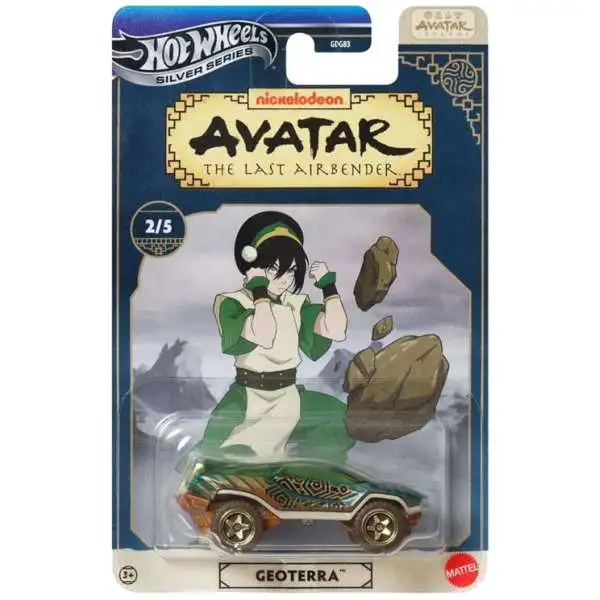 Hot Wheels Avatar the Last Airbender Silver Series Geoterra Die Cast Car