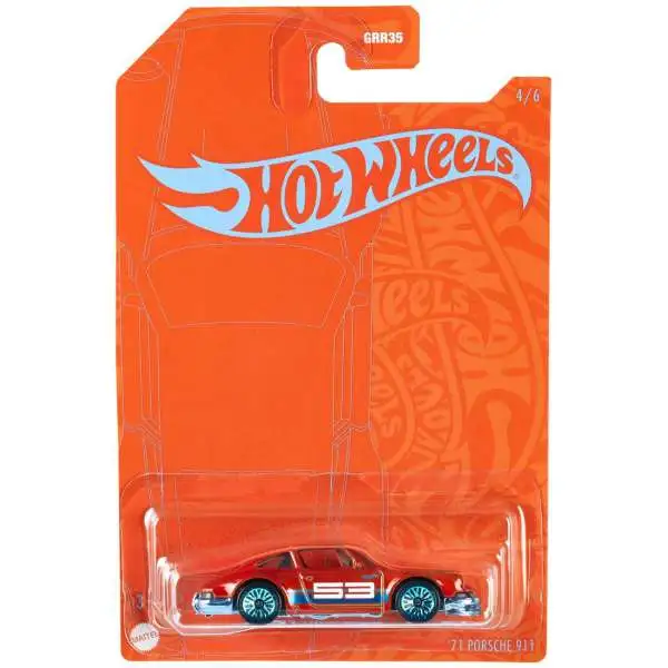 Hot Wheels Blue & Satin 2021 '71 Porsche 911 Diecast Car #4/6