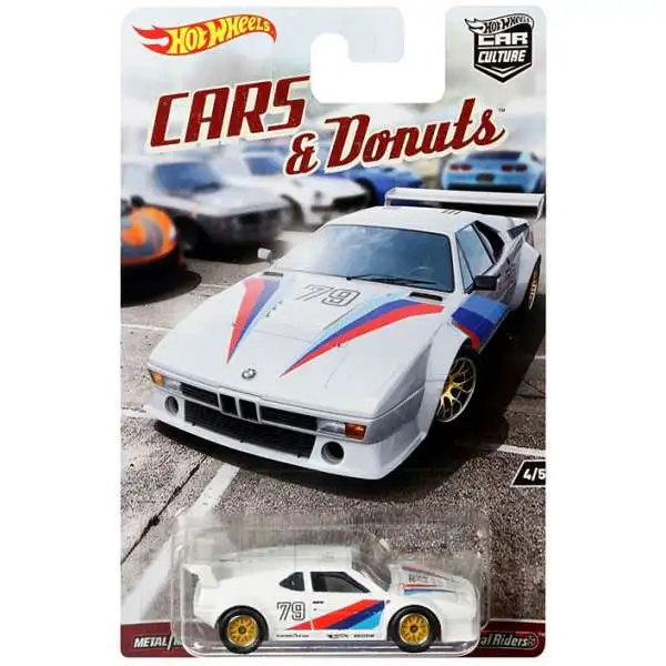 Hot Wheels Car Culture Cars & Donuts BMW M1 Procar Diecast Car #4/5