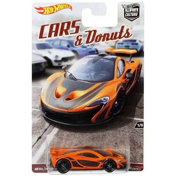 Hot Wheels Car Culture Cars & Donuts McLaren P1 Diecast Car #1/5