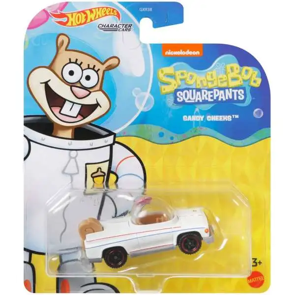 Hot Wheels Spongebob Squarepants Character Cars Sandy Cheeks Diecast Car [2021]