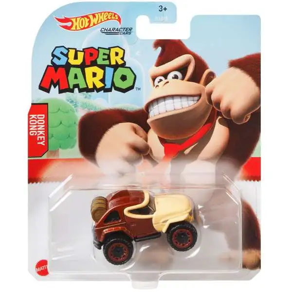 Hot Wheels Super Mario Character Cars Donkey Kong Diecast Car