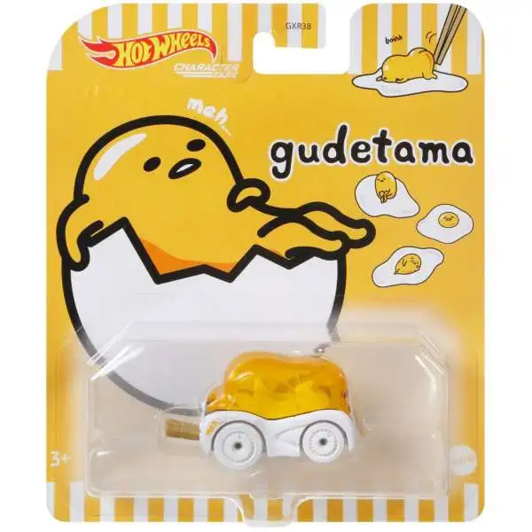 Hot Wheels Character Cars Gudetama Diecast Car