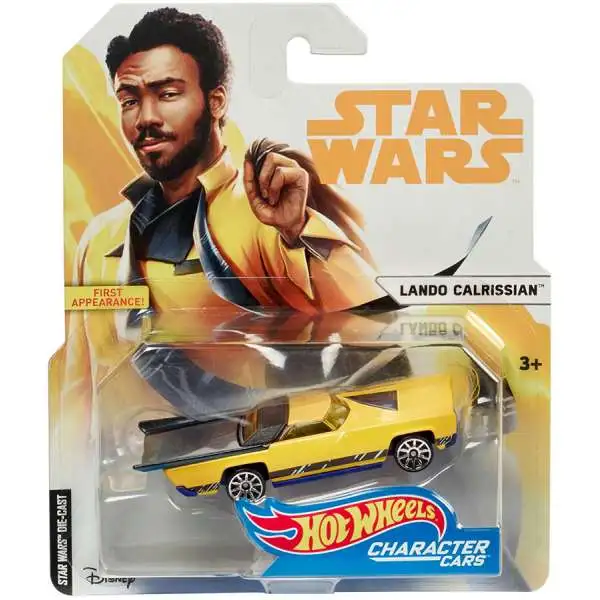 Hot Wheels Star Wars Character Cars Lando Calrissian Diecast Car