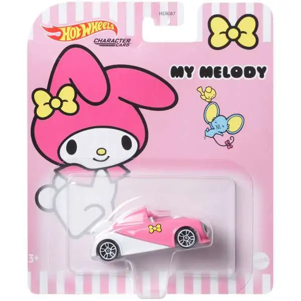 Hot Wheels Hello Kitty Character Cars My Melody Diecast Car