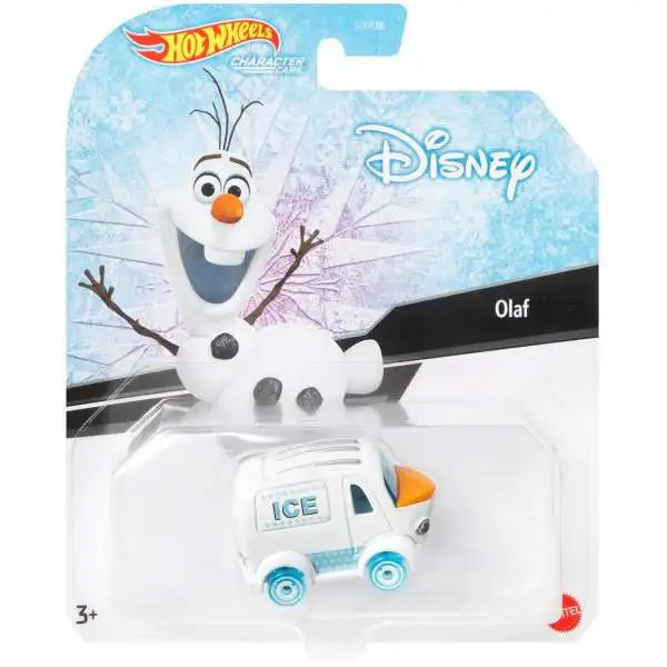 Disney Hot Wheels Character Cars Olaf Die Cast Car