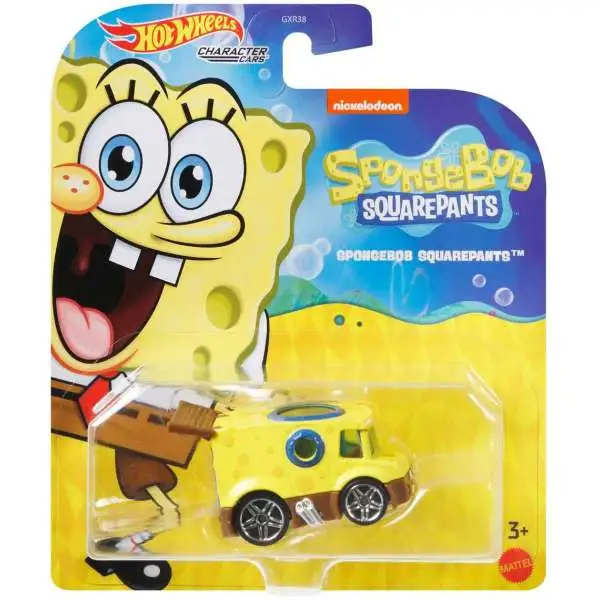 Hot Wheels Character Cars Spongebob Squarepants Diecast Car [2021]