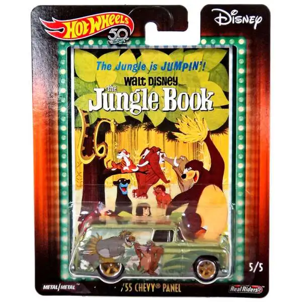 Disney Hot Wheels The Jungle Book '55 Chevy Panel Die Cast Car #5/5