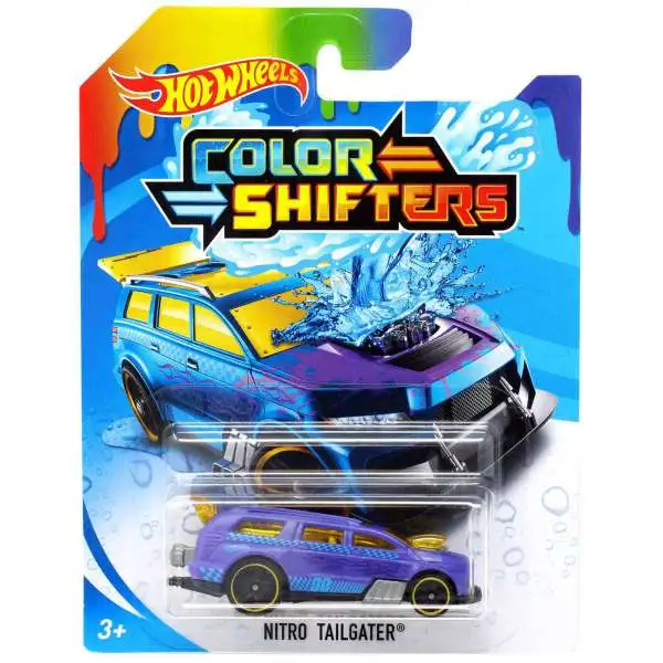 Version Shifters Hot Wheels Pack 2 ToyWiz Mattel Mystery 2 Cars, 2 Color Reveal Series RANDOM Color -
