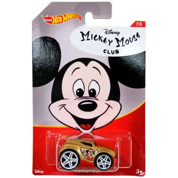 Disney Hot Wheels Mickey Mouse Rocket Box Die Cast Car #7/8