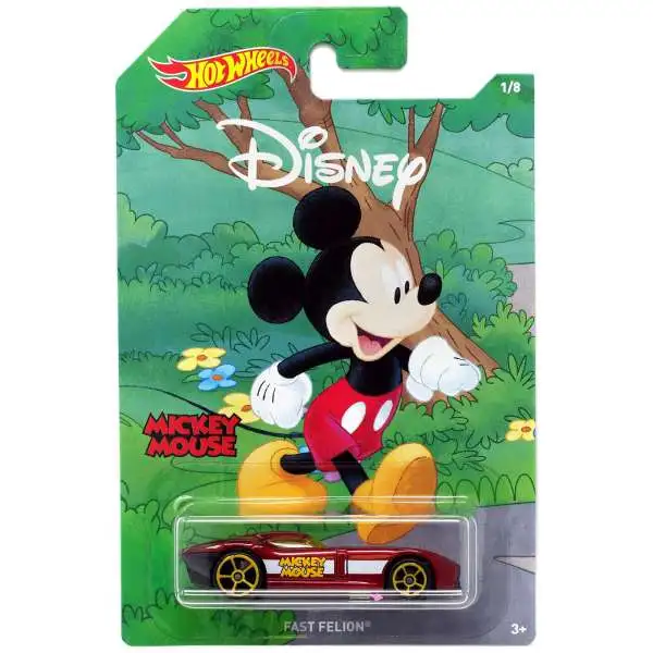 Disney Hot Wheels Mickey the True Original Fast Felion Die Cast Car #1/8 [Mickey Mouse]