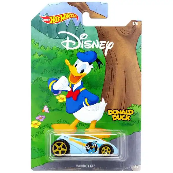 Disney Hot Wheels Mickey the True Original Vandetta Die Cast Car #5/8 [Donald Duck]