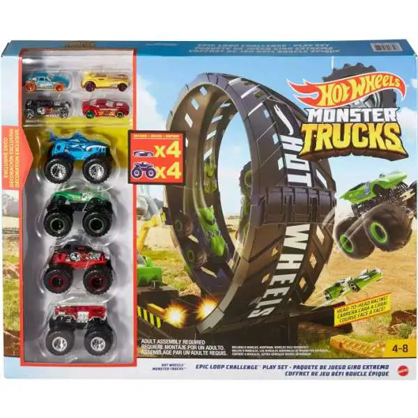 Hot Wheels Monster Trucks Epic Loop Challenge Exclusive Play Set [Exclusive Deco, Damaged Package]