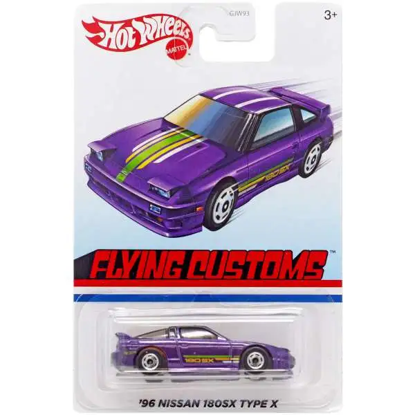 Hot Wheels Flying Customs '96 Nissan 180SX Type X Diecast Car