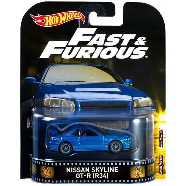 Hot Wheels Fast & Furious Nissan Skyline GT-R [R34] Diecast Car