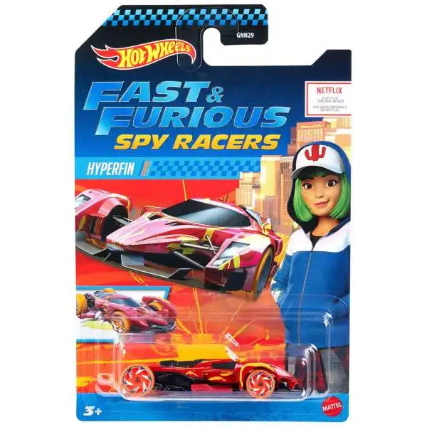 Hot Wheels Fast & Furious Spy Racers Hyperfin Diecast Car [Red]