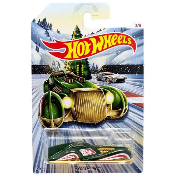 Hot Wheels 2019 Holiday Hot Rods Screamliner Diecast Car #2/6