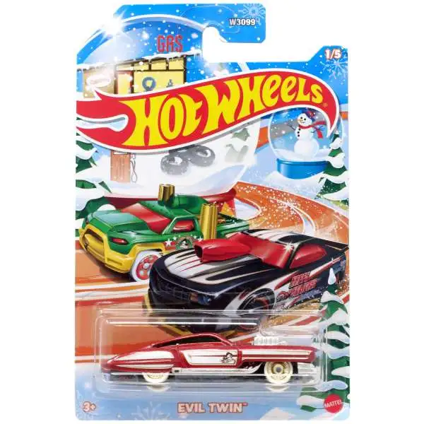 Hot Wheels 2024 Holiday Hot Rods Evil Twin 164 Diecast Car Mattel