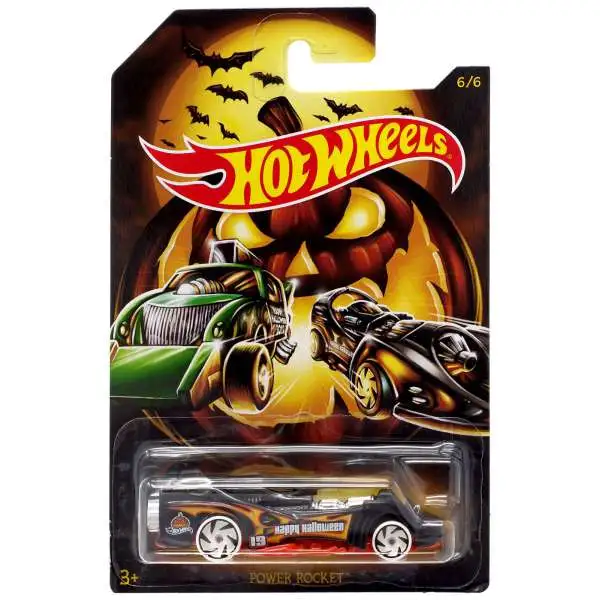Hot Wheels Happy Halloween! Power Rocket Diecast Car #6/6