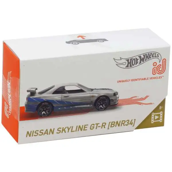 Hot Wheels ID Nissan Skyline GT-R BNR34 164 Diecast Car Mattel