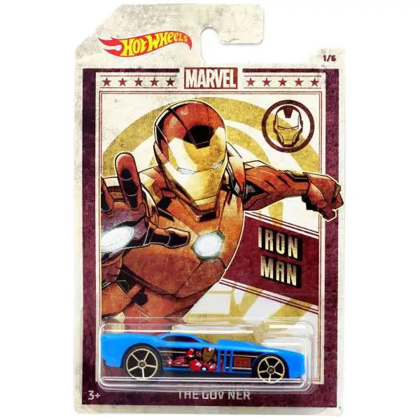 Hot Wheels Marvel Iron Man Diecast Car #1/6 [The Gov'Ner]